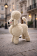Handmade Felt Poodle Ornament