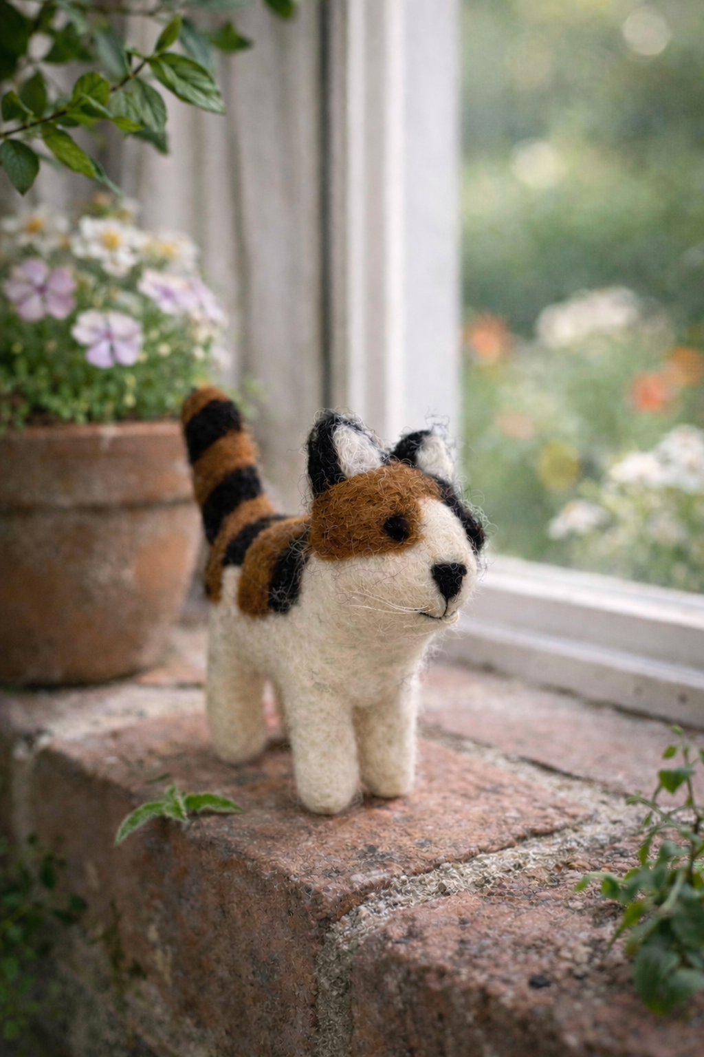 Maple - Felt Cat Ornament