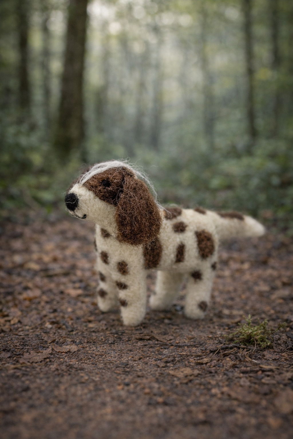 Handmade Felt Cocker Spaniel Ornament