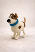 Handmade Felt Max Dog - Free Standing Toy