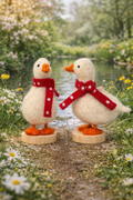 Country Goose – Handmade Felt Ornament
