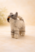Grey Tabby Cat Felt Ornament