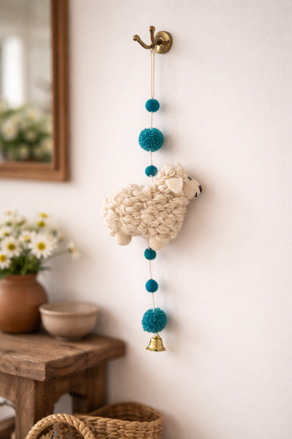 Sheep Hanger with Bell