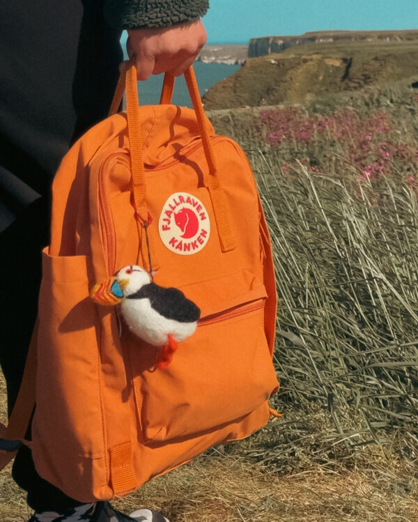 Fair-Trade Handmade Felt Puffin Ornament - Image 8