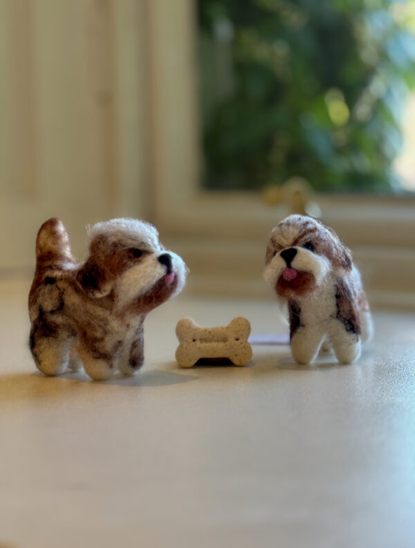 Fair-Trade Handmade Felt Dog Ornament – Inspired by Yanki the Pup from Nepal - Image 7